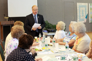 Mayor Boughton meeting with seniors at Elmwood Hall