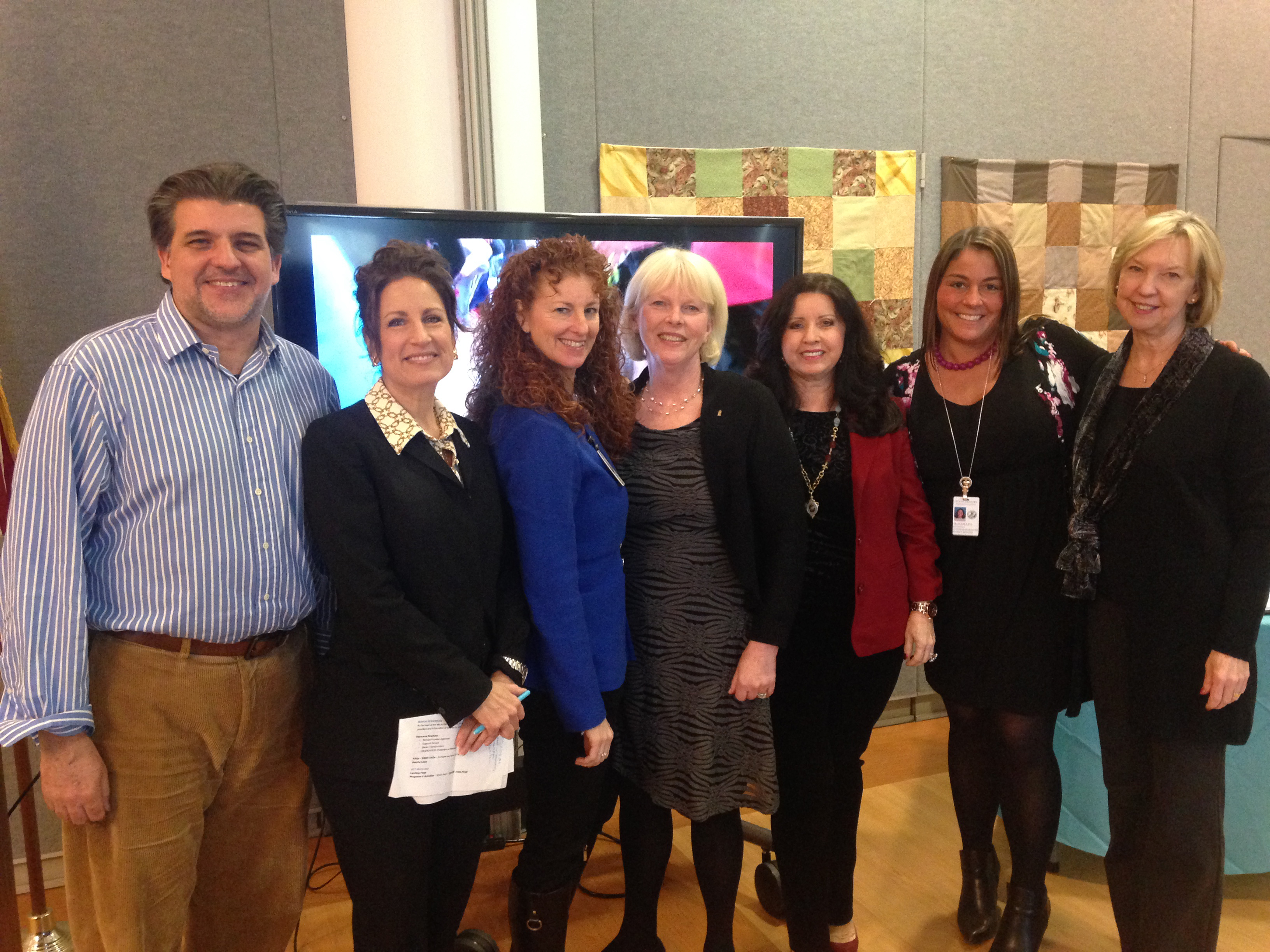 Team at the Danbury Seniors Website Launch