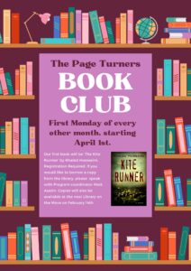 The Page Turners Book Club: The Kite Runner @ Elmwood Hall - Danbury Senior Center | Danbury | Connecticut | United States