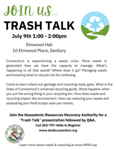 Trash Talk @ Elmwood Hall - Danbury Senior Center