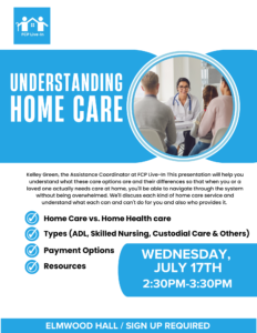 Understanding Home Care @ Elmwood Hall - Danbury Senior Center | Danbury | Connecticut | United States