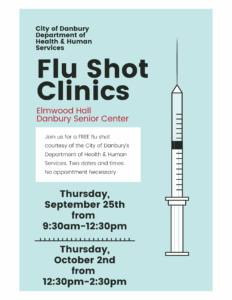 Flue Shot Clinics @ Elmwood Hall Danbury Senior Center